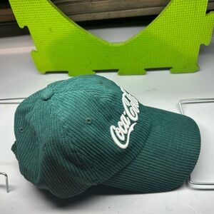Coca-Cola Teal Corduroy Hat